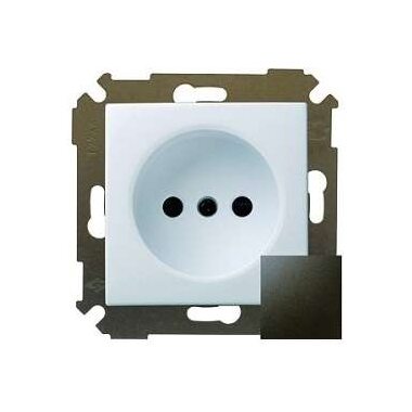 Розетка 1-м СП Simon34 16А IP20 без заземл. механизм графит Simon 34431-038