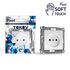Розетка 1-м СП Pixel 16А IP20 без заземл. защ. шторки механизм айс TOKOV ELECTRIC TKE-PX-R1SF-C34