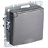 Розетка BRITE РСбш10-3-44-БрС 16А IP44 с заземл. защ. шторки с крышкой сталь IEK BR-R16-16-44-K46