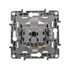 Розетка 1-м СП Etika 16А IP31 250В 2P+E с заземл. защ. шторки немецк. стандарт винт. клеммы механизм бел. Leg 672222