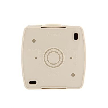 Розетка 1-м ОП Nata 16А IP20 с заземл. керамика крем. LEZARD 710-0300-122