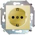 Розетка 1-м СП Simon15 16А IP20 250В с заземл. винт. клеммы механизм сл. кость Simon 1591432-031