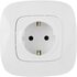 Розетка 1-м СП Valena Allure 16А IP2X 250В 2P+E безвинт. клеммы с лицев. панелью механизм бел. Leg 753721