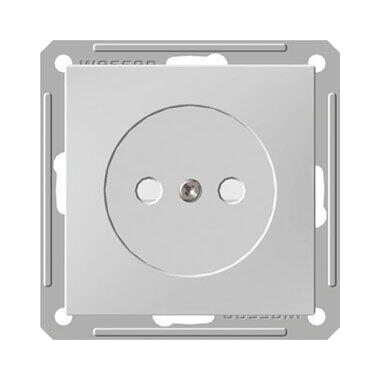 Розетка 1-м СП W59 16А IP20 без заземл. защ. шторки механизм бел. SchE RS16-151-1-86