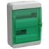 Корпус пластиковый КМПн-24 IP65 зел. прозр. дверь TEKFOR IEK TF5-KP72-N-24-65-K03-K06