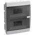 Корпус пластиковый ЩРВ-П-18 IP41 черн. прозр. дверь UNION Compact IEK UIC-KP12-V-18-41-K01