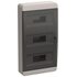 Корпус пластиковый ЩРН-П-36 IP41 черн. прозр. дверь TEKFOR IEK TF5-KP12-N-36-41-K01-K03