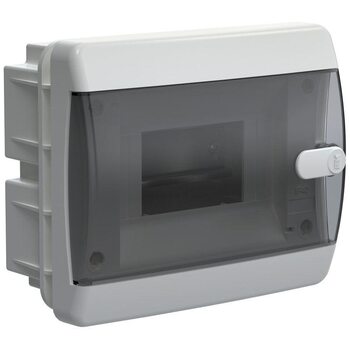 Корпус пластиковый ЩРВ-П-6 IP41 черн. прозр. дверь UNION Compact IEK UIC-KP12-V-06-41-K01