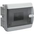 Корпус пластиковый ЩРВ-П-6 IP41 черн. прозр. дверь UNION Compact IEK UIC-KP12-V-06-41-K01