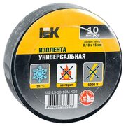 Изолента ПВХ 0.13х15мм (рул.10м) черн. IEK UIZ-13-10-10M-K02