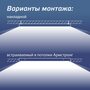 Светильник светодиодный 36Вт 4000К 176-264В 595х595х18 ДВО офисный призма панель КОСМОС KOC_DVO36W4K_PR