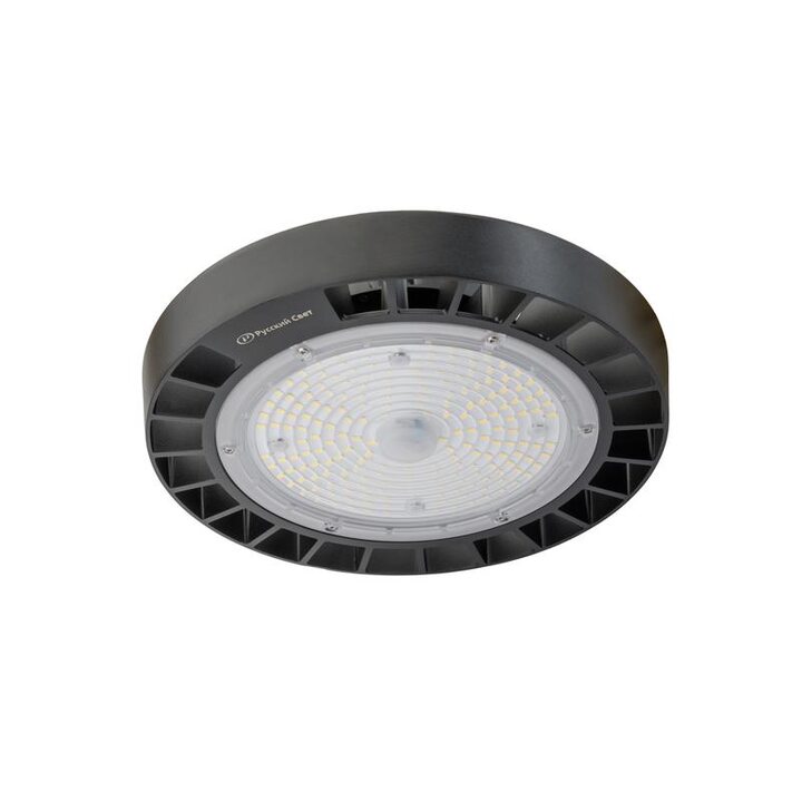 Светильник ДСП IB 10 S 100W VW 850 BK LED Highbay D257xH111мм 100Вт 5000К IP65 подвес черн. Русский Свет 16091023044