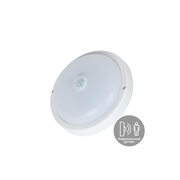 Светильник настенно- потолочный для ЖКХ ДПО 10Вт круг IP65 4000K 230В с инфракрасн. датчиком КОСМОС KOC_DPO10WR1IR.4K