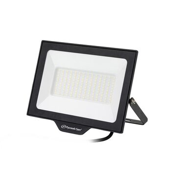 Прожектор светодиодный СДО FL 10 C 100W VW 865 BK CL LED 277х220х30мм 100Вт 6500К IP65 черн. Русский Свет 15081023056