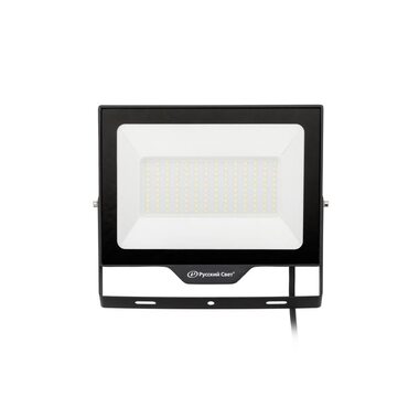 Прожектор светодиодный СДО FL 10 C 100W VW 865 BK CL LED 277х220х30мм 100Вт 6500К IP65 черн. Русский Свет 15081023056