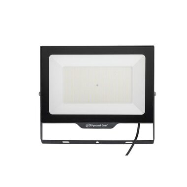 Прожектор светодиодный СДО FL 10 C 200W VW 865 BK CL LED 397х290х31.5мм 200Вт 6500К IP65 черн. Русский Свет 15081023058