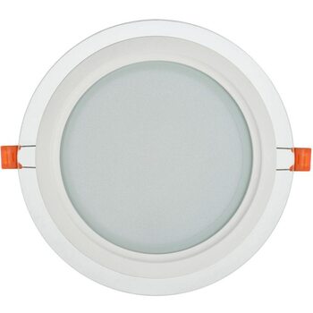 Светильник светодиодный ДВО 1622 18Вт 4000К IP20 встраив. со стекл. круг IEK LDVO0-1622-18-4000-K01