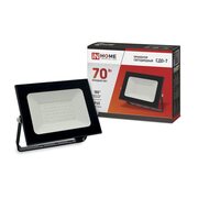 Прожектор светодиодный СДО-7 70Вт 230В 6500К IP65 черн. IN HOME 4690612034645