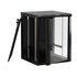 Шкаф настенный TWB-1566-GP-RAL9004 19дюйм 15U 775х600х600мм стеклян. дверь черн. (RAL 9004) (разобранный) Hyperline 392640