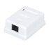 Розетка компьютерная RJ-45 WR-WS-8P8C-C5E-1 кат. 5e неэкранир. одинарная внешняя Dual IDC бел. WRline 505215