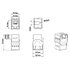 Вставка Keystone Jack RJ-45(8P8C) категория 5e тип 180град. KJ8-8P8C-C5e-180-WH бел. Hyperline 426192