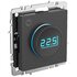 Термостат электронный с индикацией BRITE СП IP20 ТС10-1-БрГ графит IEK BR-RT11-K53