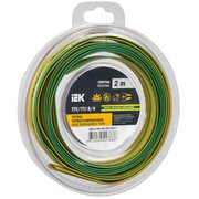 Трубка термоусадочная ТТУ нг-LS 8/4 желт./зел. (уп.2м) IEK UDR12-008-004-002-K52-T