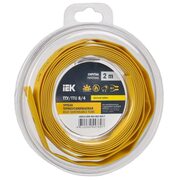 Трубка термоусадочная ТТУ нг-LS 8/4 желт. (уп.2м) IEK UDR12-008-004-002-K05-T