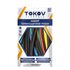 Набор трубок термоусадочных 12/6 100мм 21шт (7 цветов по 3шт) TOKOV ELECTRIC TKE-THK-12-0.1-7С