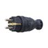Вилка прямая 16А с заземл. каучук TOKOV ELECTRIC TKE-C05-KV-Z