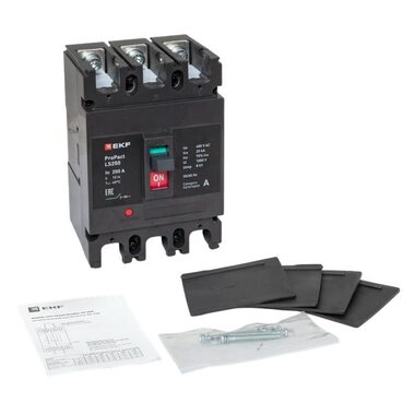 Выключатель автоматический LS250 25кА 3P 250А ProPact EKF mccb-250-25-3-250-ls