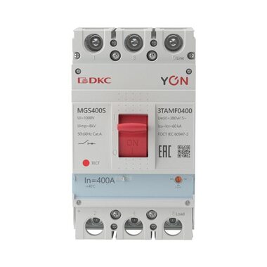 Выключатель автоматический MGS400 3P 320-400A 60kA YON MGS400S-3TAMF0400