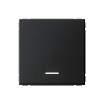 Выключатель 1-кл. ArtGallery (сх. 1а) 10AX с подсветкой механизм карбон SE GAL001013