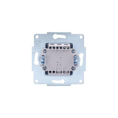 Переключатель проходной 1-кл. СП Vesna механизм крем. LEZARD 742-0388-105