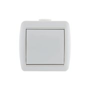 Выключатель 1-кл. ОП Nata 10А IP20 бел. LEZARD 710-0200-100