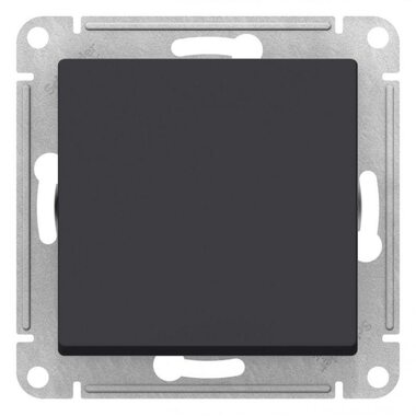 Механизм переключателя проходного 1-кл. СП AtlasDesign Aqua 10А IP44 (сх. 6) 10AX карбон SchE ATN441061