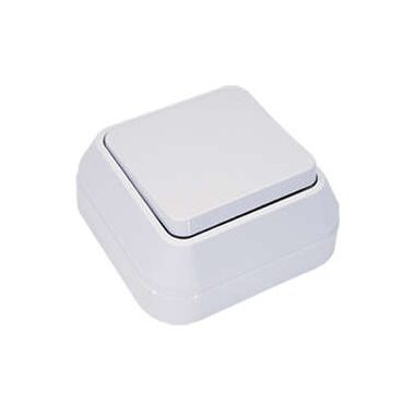 Выключатель 1-кл. ОП 10А IP20 бел. Makel 45101