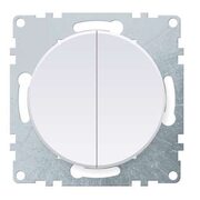 Выключатель 2-кл. СП Florence 10А IP20 механизм бел. (1E31501300) OneKeyElectro 2172776