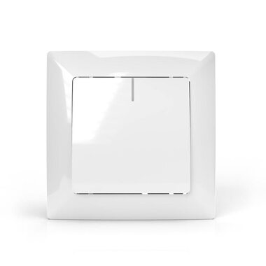 Выключатель 1-кл. СП AVA 10А IP20 с индикатором в сборе бел. TOKOV LIGHT TKL-AV-V1IF-C01