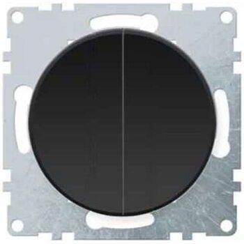 Выключатель 2-кл. СП Florence 10А IP20 механизм черн. (1E31501303) OneKeyElectro 2172822