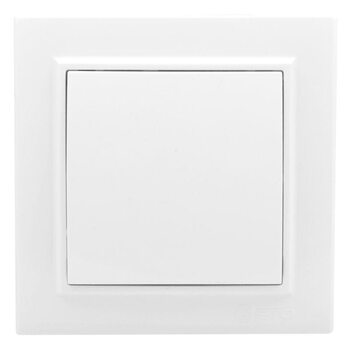 Выключатель 1-кл. СП Минск 10А IP20 бел. Basic EKF ERV10-021-10