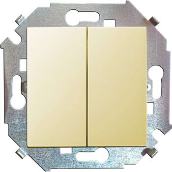 Выключатель 2-кл. СП Simon 15 16А IP20 винт. зажим механизм сл. кость Simon 1591398-031