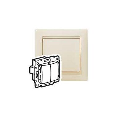 Выключатель 2-кл. СП Valena 10А IP31 механизм сл. кость (DIY-упак.) Leg 695605