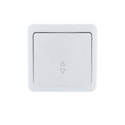 Переключатель проходной 1-кл. 1п ОП Viola 10А IP20 бел. LEZARD 751-0200-105