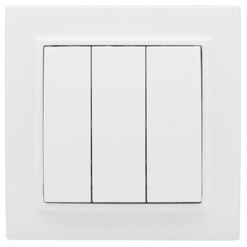 Выключатель 3-кл. СП Минск 10А IP20 бел. Basic EKF ERV10-024-10