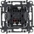 Переключатель 1-кл. СП Valena Allure 10А IP20 250В 10AX с лицев. панелью безвинтов. зажимы механизм сл. кость Leg 752806