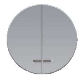 Выключатель 2-кл. СП Florence 10А IP20 с подсветкой механизм сер. (1E31801302) OneKeyElectro 2172848