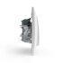 Переключатель проходной 2-кл. СП AVA 10А IP20 в сборе бел. TOKOV LIGHTTKL-AV-P2F-C01