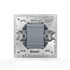 Переключатель проходной 2-кл. СП AVA 10А IP20 в сборе бел. TOKOV LIGHTTKL-AV-P2F-C01