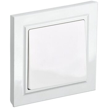 Выключатель 1-кл. СП BRITE ВСР10-1-0-БрБ 10А в сборе бел. IEK BR-V10-0-10-K01-F